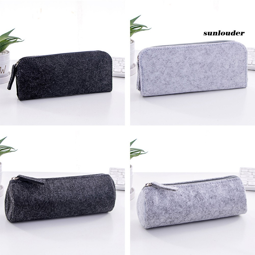 Bóp viết khóa kéo tròn tiện dụng đẹp mắt cho trường học văn phòng