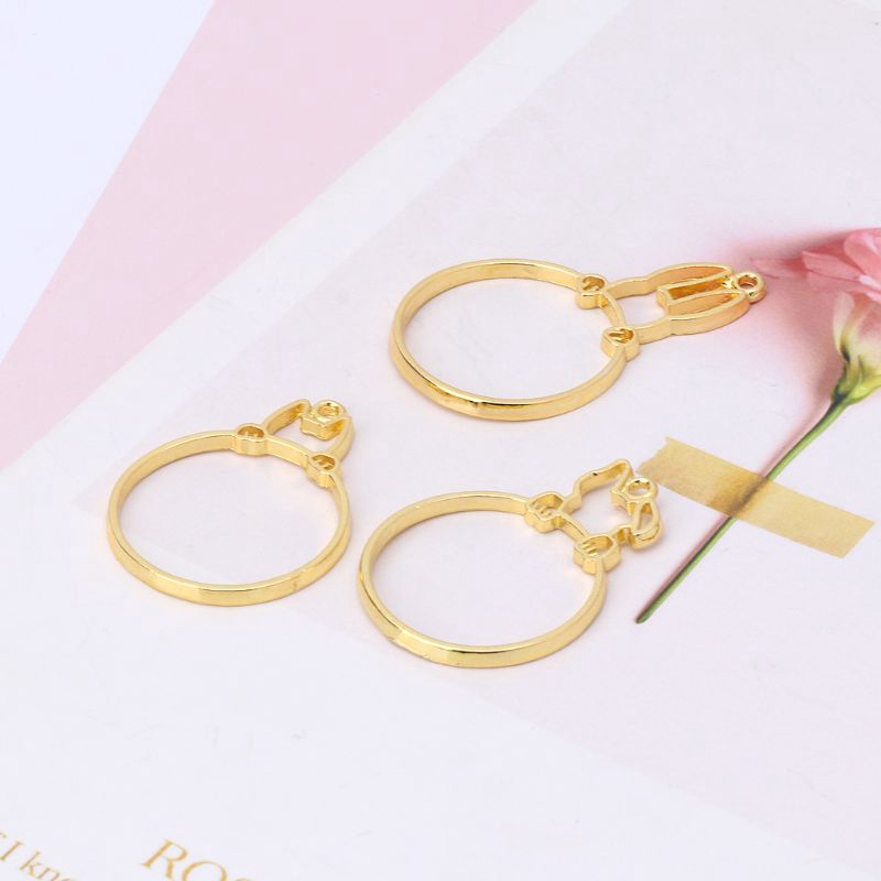 FLGO 3Pcs Hidden Cat Dog Rabbit Round Hollow Frame Pendant Bezel Resin Jewelry Making
