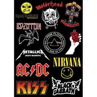 Sticker chống nước dán nón bảo hiểm vali laptop khổ A4