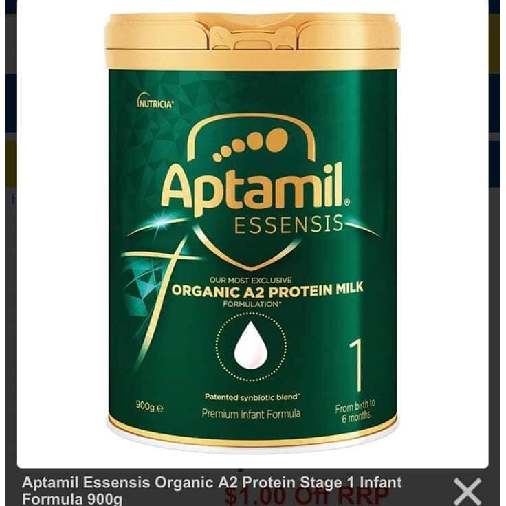 Sữa Aptamil Esensis đủ số 1,2,3