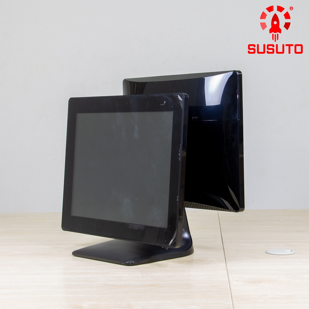 Máy POS bán hàng SC-130AS (i3, 4G DDR RAM, 64G SSD, 15 inch, Black, 2 màn) | BigBuy360 - bigbuy360.vn