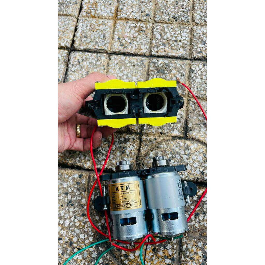 Đầu bơm dùng cho máy bơm mini rửa xe, phun sương chuyên dùng cho motor 775