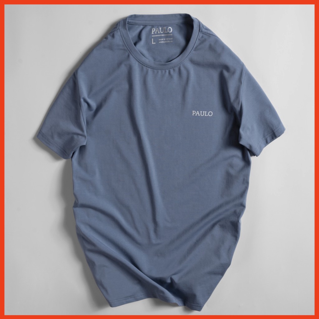 Áo thun nam cổ tròn  vải Cotton lạnh co giãn,dày dặn, form regular fit P01 loại 1