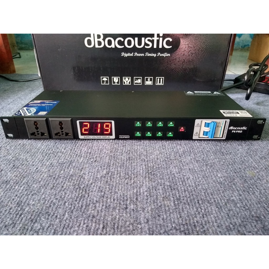 QUẢN LÝ NGUỒN DBACOUSTIC P9 PRO CHÍNH HÃNG