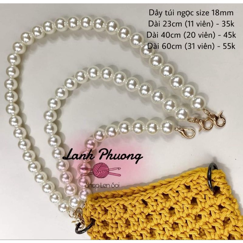 Dây túi ngọc size 18mm dùng làm quai túi handmade