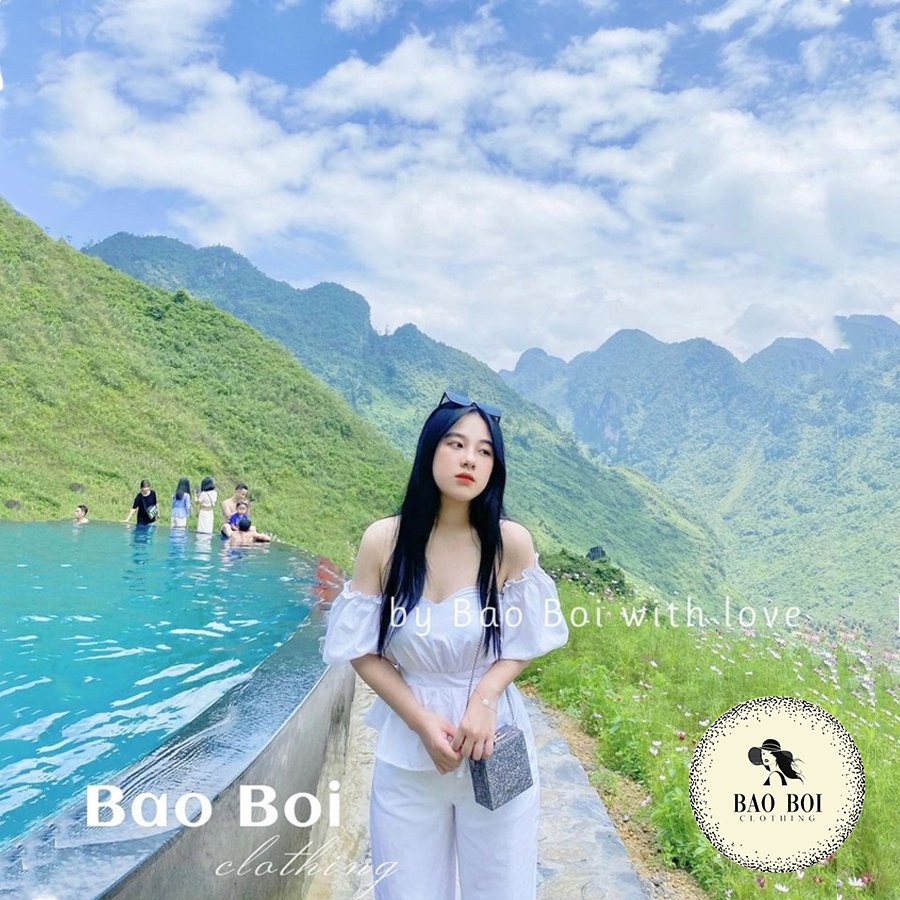 Set quần áo sang chảnh chất liệu dày dặn cao cấp - Áo tay bồng quần xuông tạo điểm nhấn cho nàng - Bảo Bối Clothing