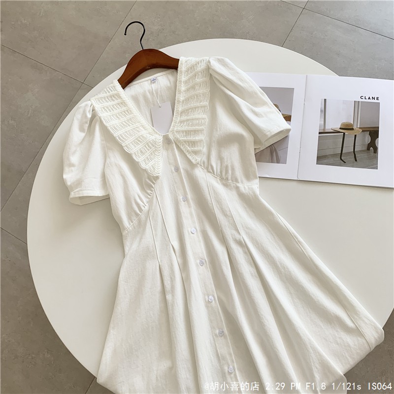 [Mã HANGXINH1 giảm 50k đơn tối thiểu 200k] Váy trắng nữ mẫu mới nhất hàng Quảng Châu loại 1 - V144 (KÈM ẢNH THẬT) | BigBuy360 - bigbuy360.vn