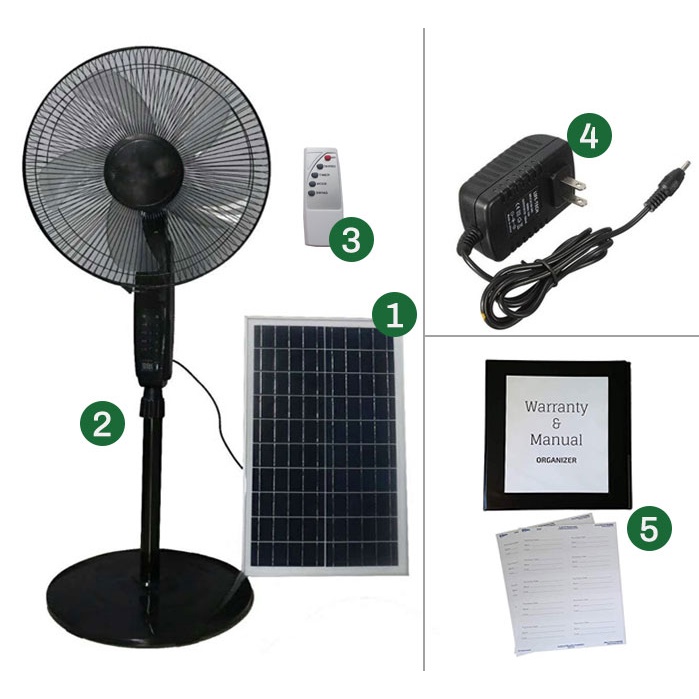 QUẠT NĂNG LƯỢNG MẶT TRỜI JD-S88