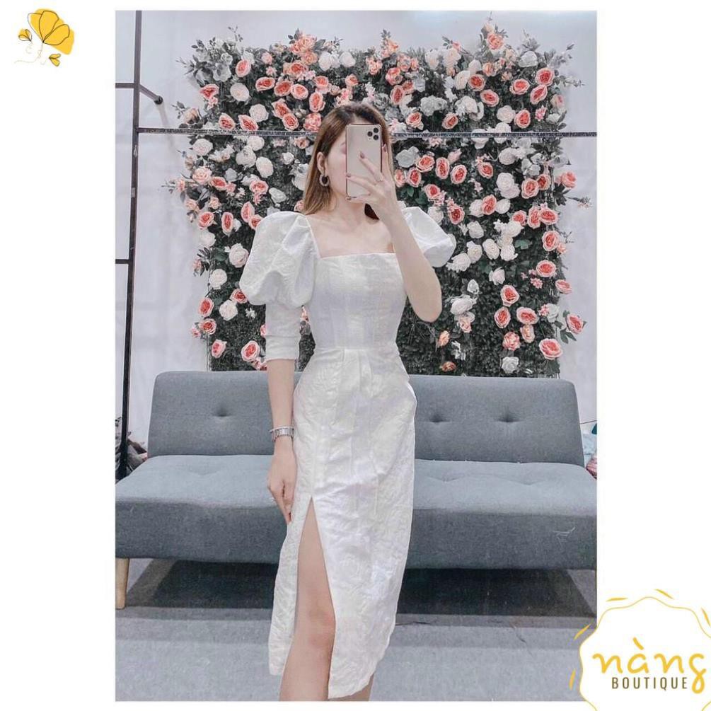 [Mẫu yêu thích] Váy Nữ Đẹp 💖FREESHIP💖 Đầm Dự Tiệc họa tiết gấm hoa Sang Trọng, Thanh Lịch [Mẫu Mới 2021]