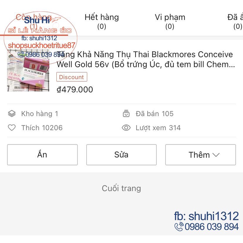 Viên uống tăng khả năng thụ thai blackmores conceive well gold 56 viên úc, bổ trứng blackmores