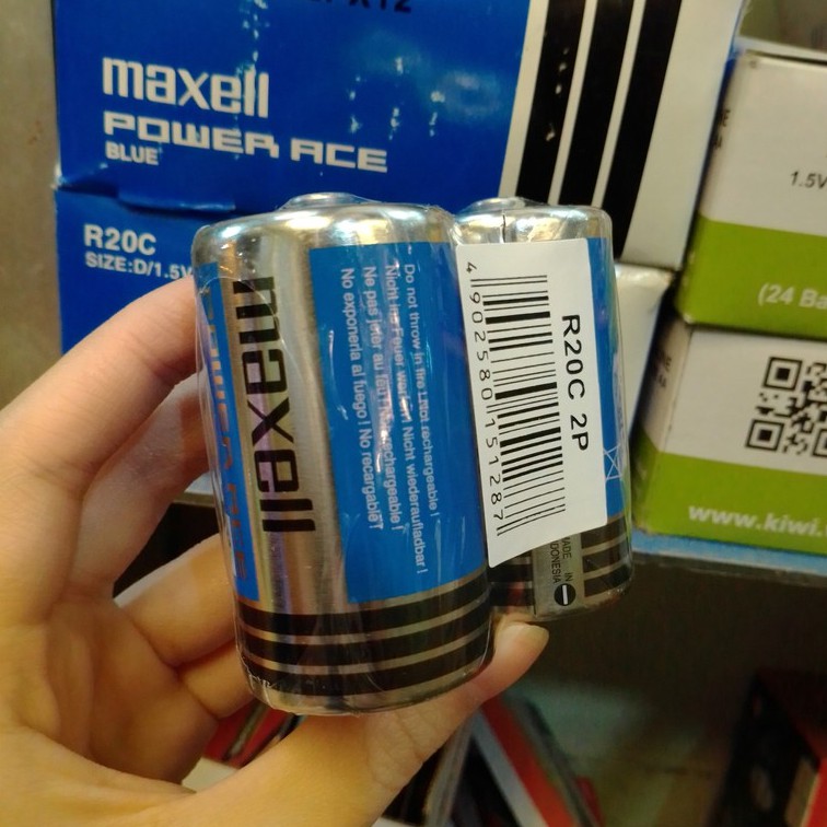 Pin Đại Maxell R20C Size D  độ bền cao, thời gian sử dụng lâu