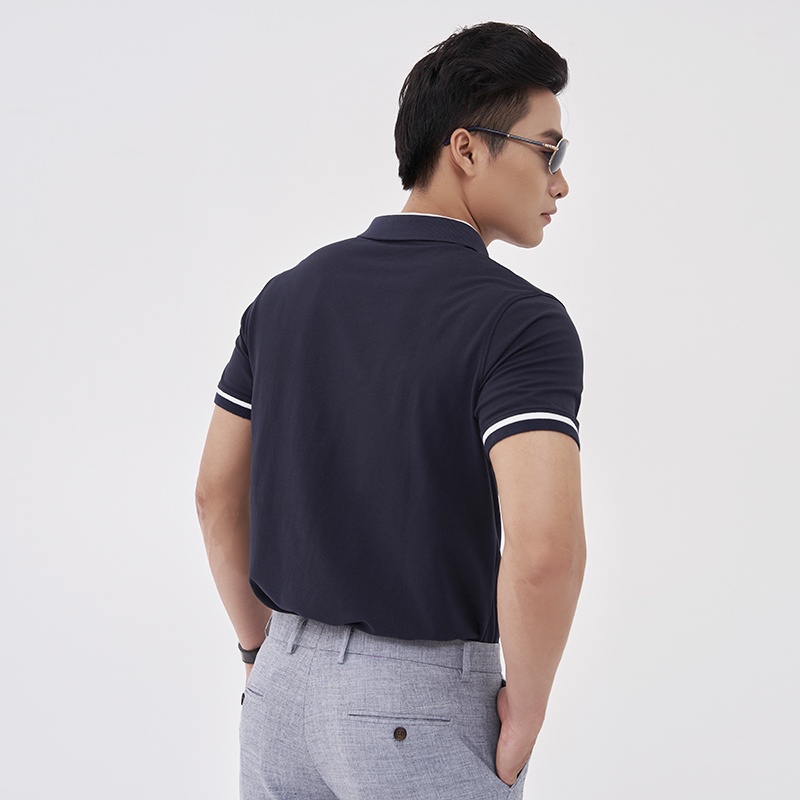 Áo Polo Nam Có Cổ, Kiểu Viền, Chất Cotton 100% - Sợi Đan 40 Cao Cấp, Áo Phông Nam Venisce