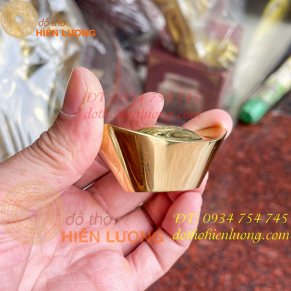 Thỏi Vàng Bằng Đồng 3 Cỡ Mang Lại Tiền Tài, Tài Lộc