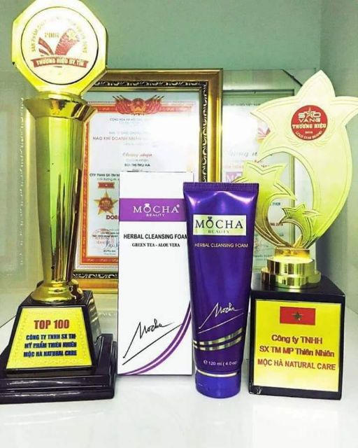 Sale Sữa rửa mặt trà xanh mocha chính hãng
