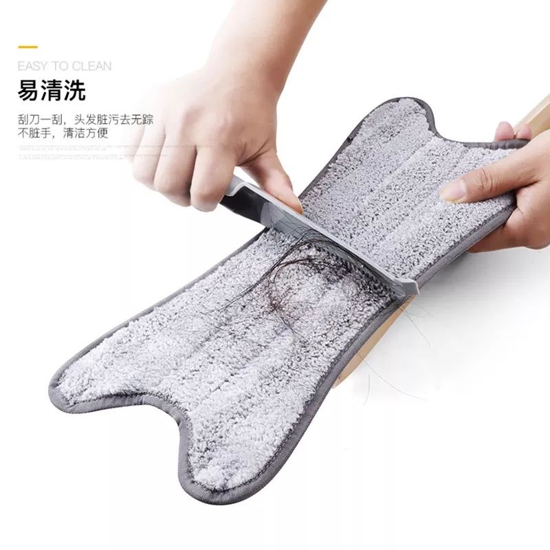 [1 Cái] Bông Lau Thay Thế Cho Cây Lau Nhà Thông Minh Chữ X Tự Vắt Xoay 360°