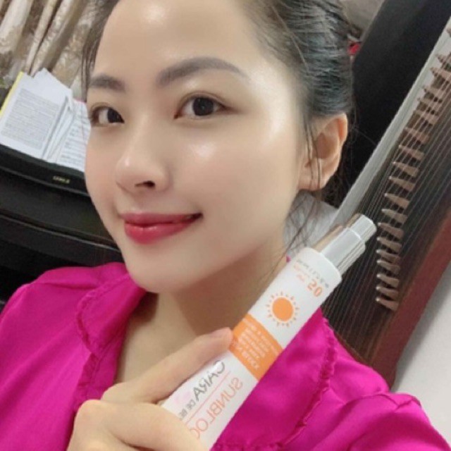 Kem Chống Nắng Trắng Da Căng Bóng Cao Cấp Cara Debeauty SPF 50+ 50ML