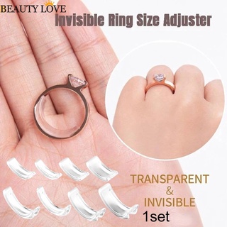 Set 12 Vòng Đệm Điều Chỉnh Kích Thước Nhẫn Chống Trượt Bằng Nhựa Trong Suốt