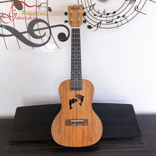 Đàn ukulele concert full gỗ mộc size 23