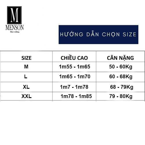 [Hàng Cao Cấp] Áo Thun Nam, Áo Phông Nam Thể Thao Thun Lạnh Cổ Tròn Co Giãn Thoáng Mát Mùa Hè MENSON MR1400 | BigBuy360 - bigbuy360.vn