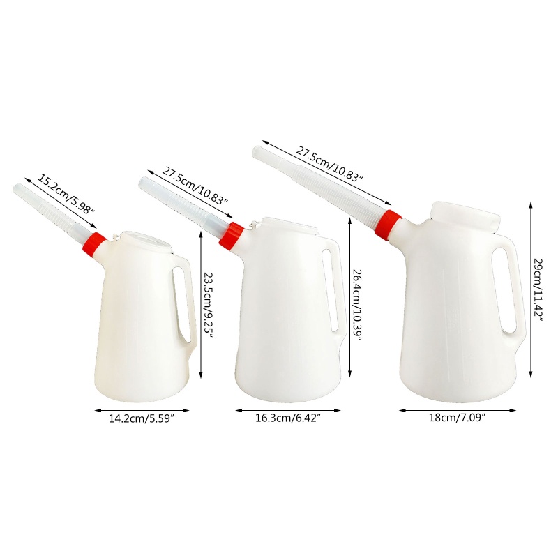 Bình Đựng Dầu Đo Lường 2 / 3 / 4 Lít Trong Suốt Tiện Dụng