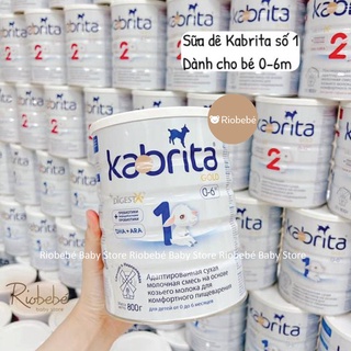 Sữa dê Kabrita 800g đủ số 1,2,3 [Hàng chuẩn Air - Nội địa Nga]