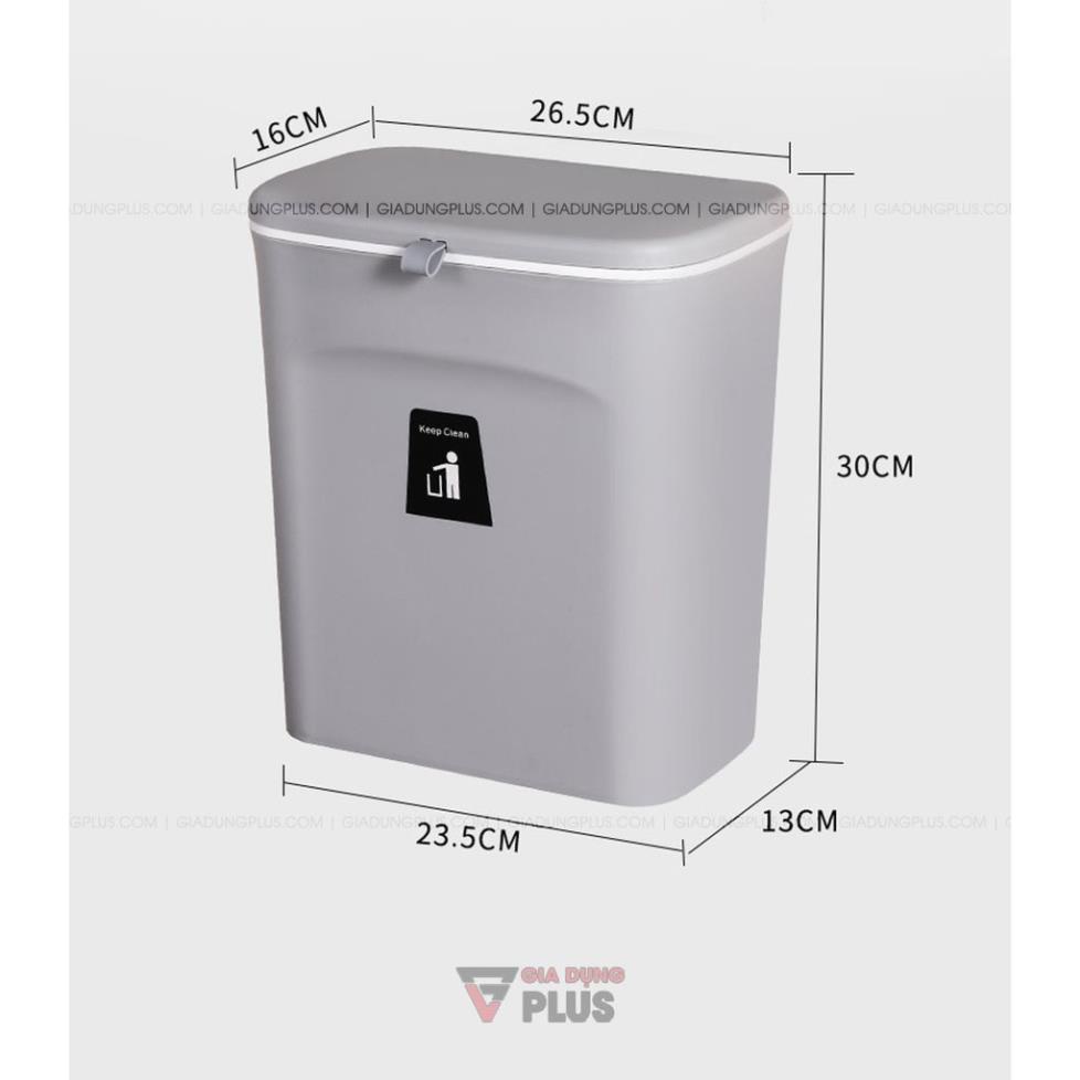Thùng Rác thông Minh Cài cánh tủ Megahome 9L bằng nhựa PP cao cấp -Hàng Việt Nam