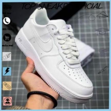 Big Sale Giày 𝗔𝗙𝟭 𝗡𝗜𝗞𝗘_Trắng Nam Nữ, Giày 𝗡𝗜𝗞𝗘_Air Force 1 All White Full Box Bill ☢️