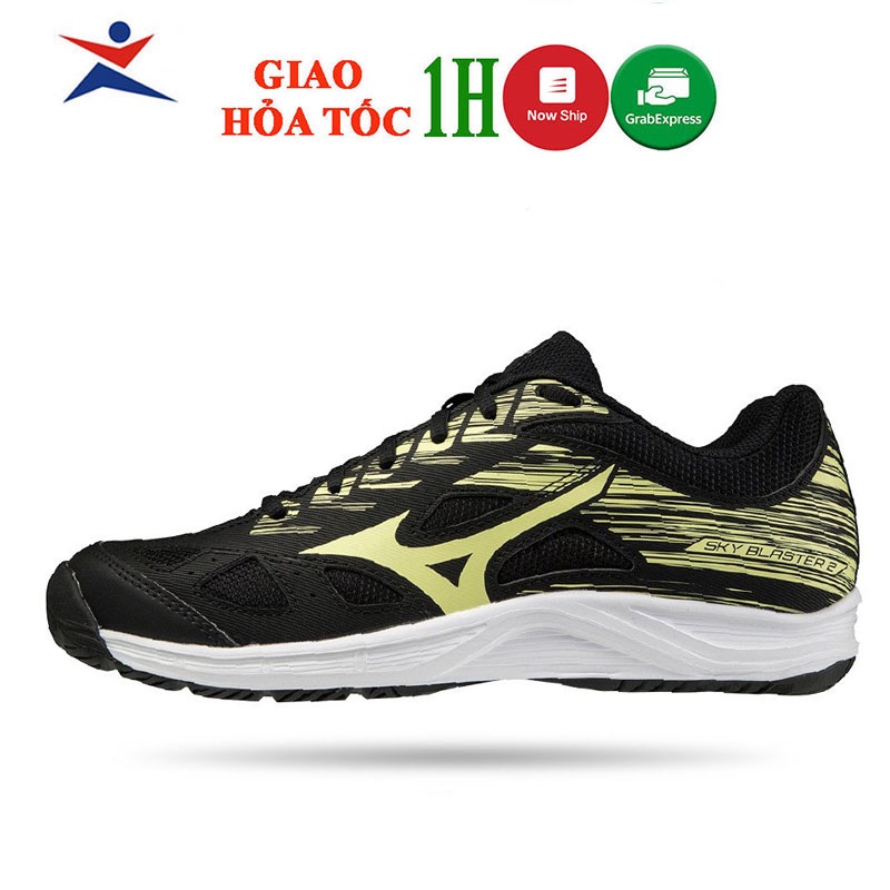 Giày cầu lông MIZUNO SKY BLASTER 2 71GA204545 màu đen dành cho cả nam và nữ siêu hot