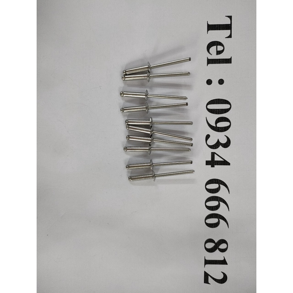 50c Đinh rút rive inox304 toàn phần 4.0x10, 4.0x12, 4.0x16