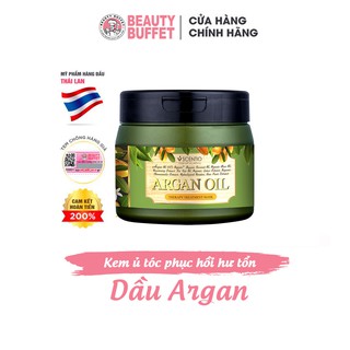 Kem ủ tóc phục hồi chuyên sâu cho tóc hư tổn chiết xuất dầu Argan Scentio Hair Professional 250ml