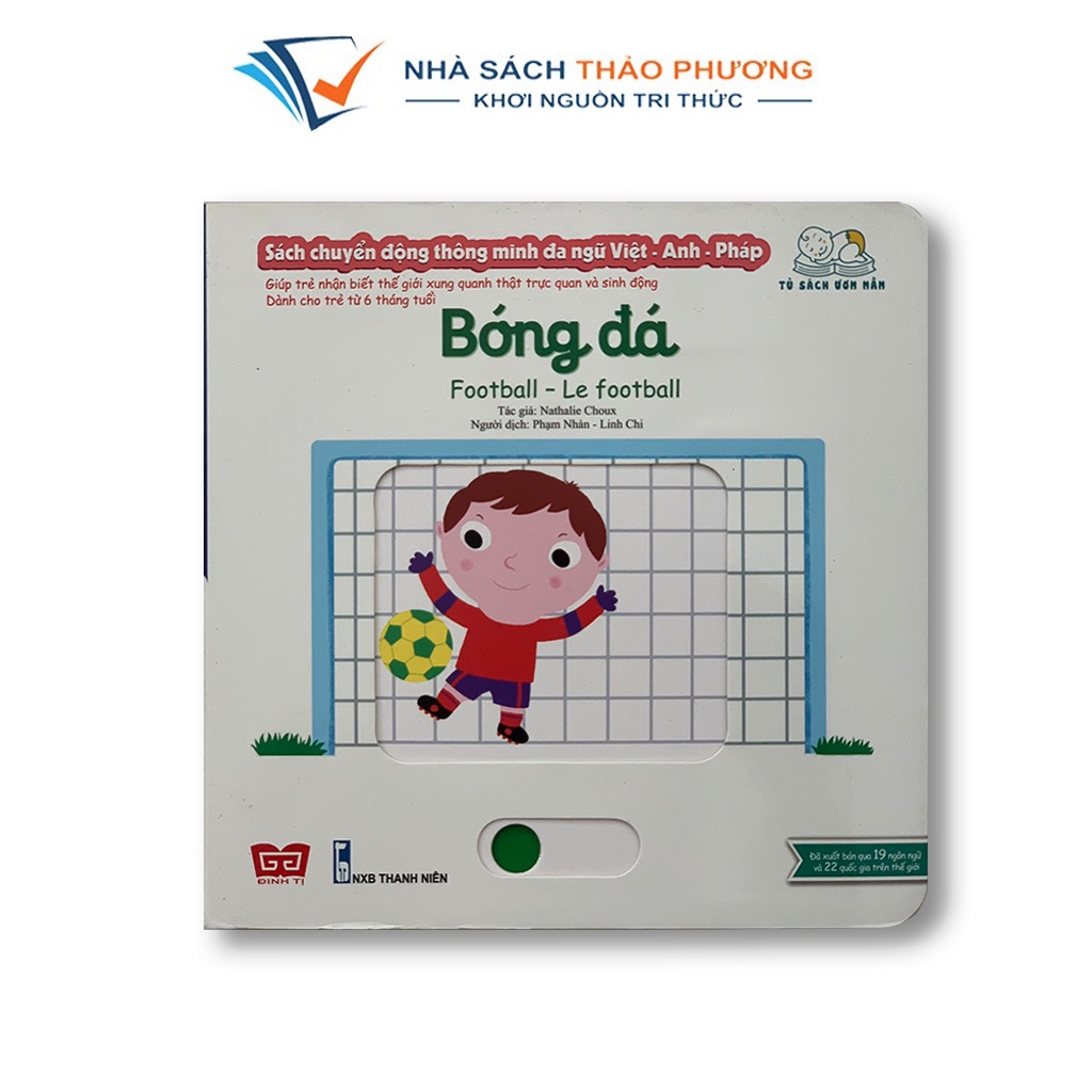 Sách - Chuyển động thông minh đa ngữ Việt - Anh - Pháp tương tác độc đáo nhiều chủ đề