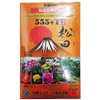 Phân Bón Hữu Cơ Nhật bản MATSUDA ORGANIC 555+TE - 36 Túi - 400g