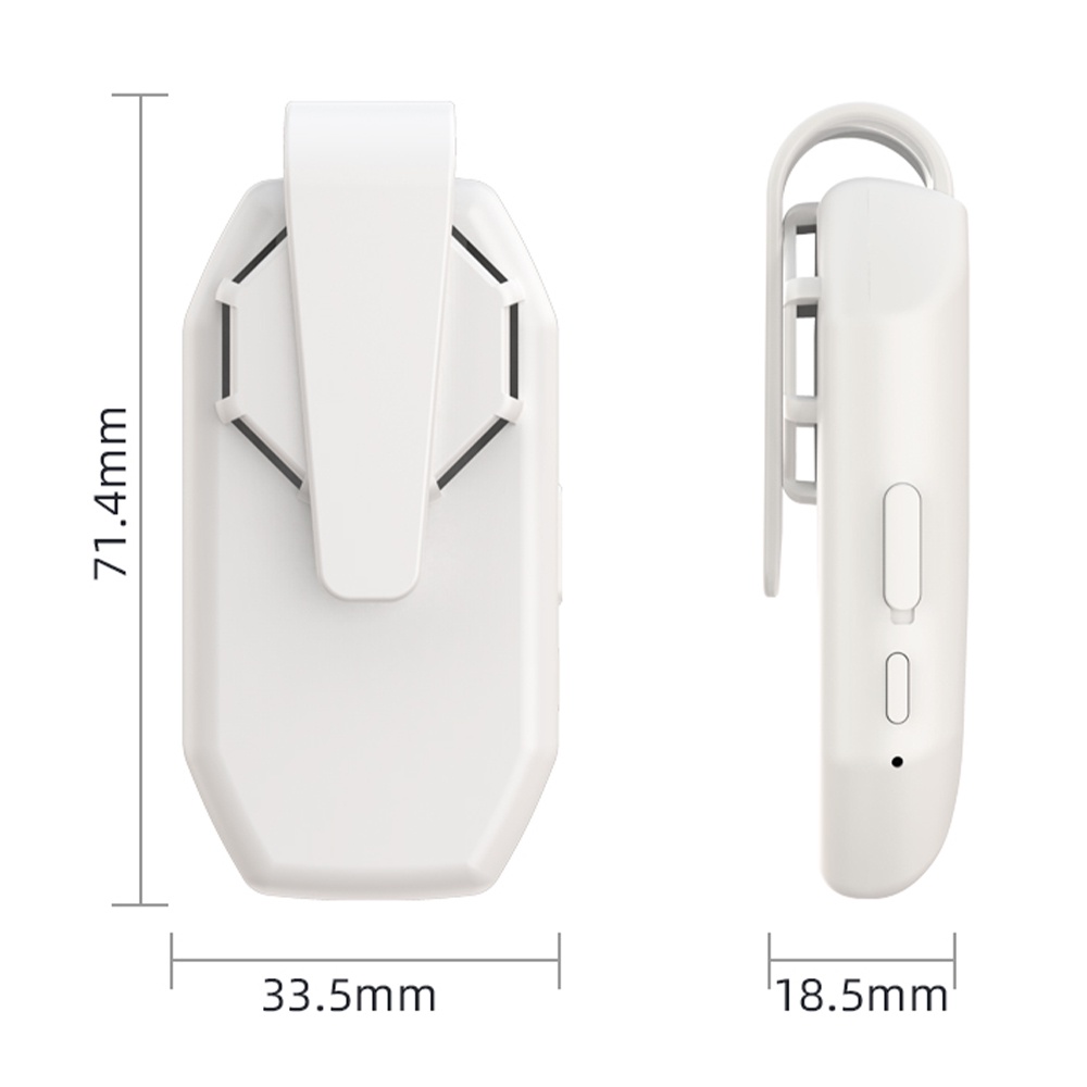 Quạt Usb Mini Có Kẹp Đeo Khẩu Trang Bảo Vệ Sức Khỏe Có Thể Tái Sử Dụng