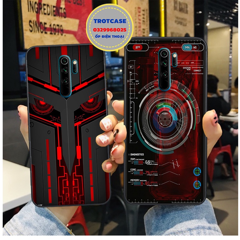 Ốp lưng Xiaomi Redmi Note 8 pro - Redmi 9 - Redmi Note 8 - Redmi 8 - in hình họa tiết vân điện sáng đẹp