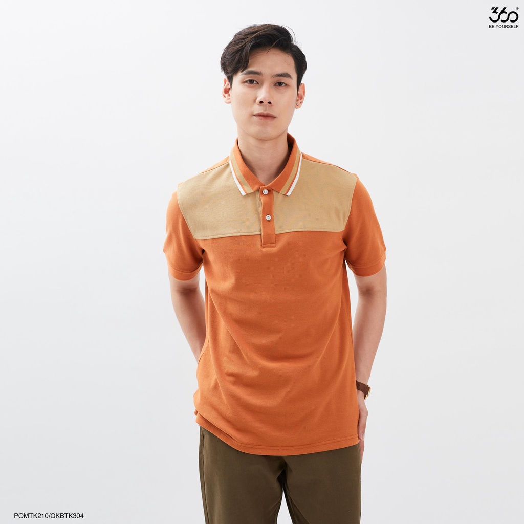 Áo polo phối màu local brand 360 BOUTIQUE chất liệu cao cấp - POMTK210