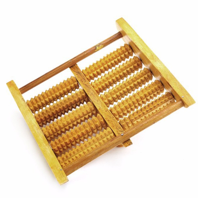 Massage Chân Bằng Gỗ 5 Hàng Cao Cấp