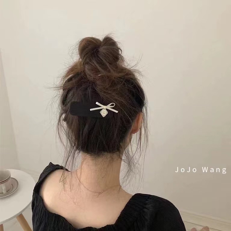 Kẹp Tóc Mái Đính Ngọc Trai Giả Cao Cấp Thời Trang Theo Phong Cách Pháp Cho Nữ