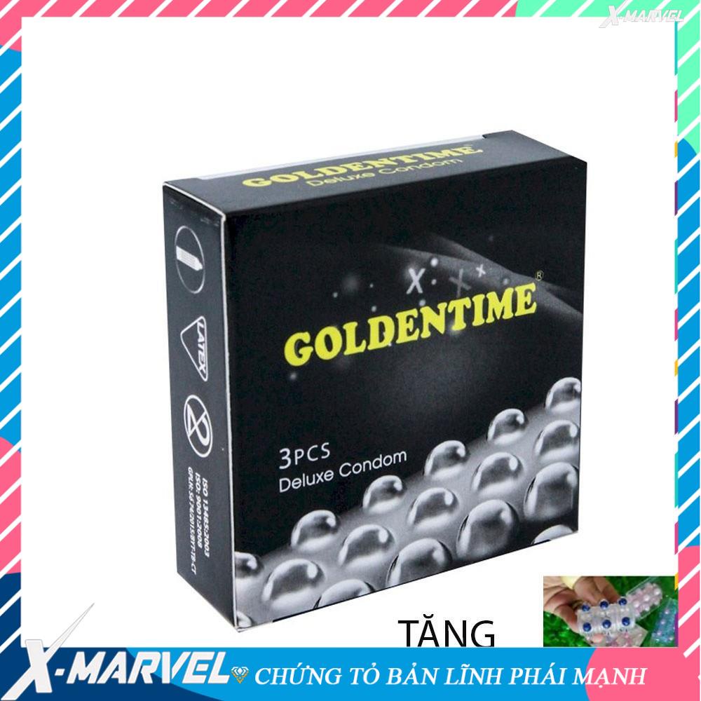 combo 2  Bao cao su Gold entime bi gai, chống xuất tinh sớm, kéo dài thời gian quan hệ-đôn dên -thời trang mini