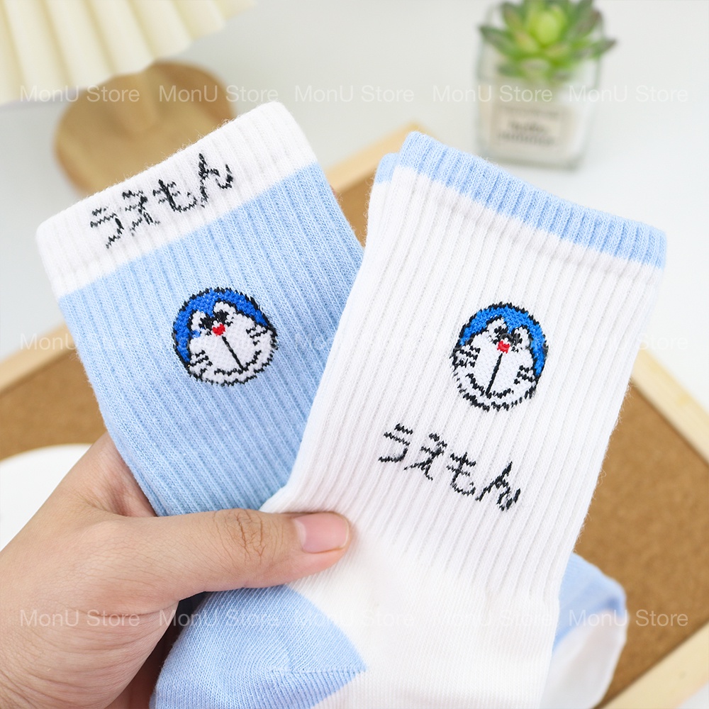 Tất vớ bắp chân hình DORAEMON DOREMON dễ thương cute TooYoo BK00153