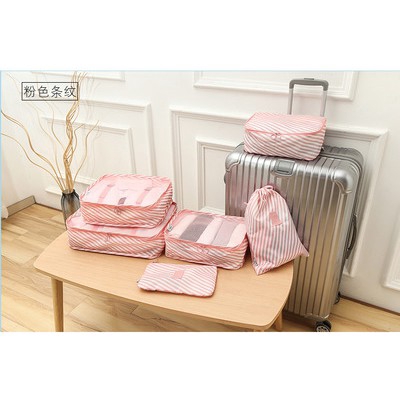 Set of 6 versatile travel bags