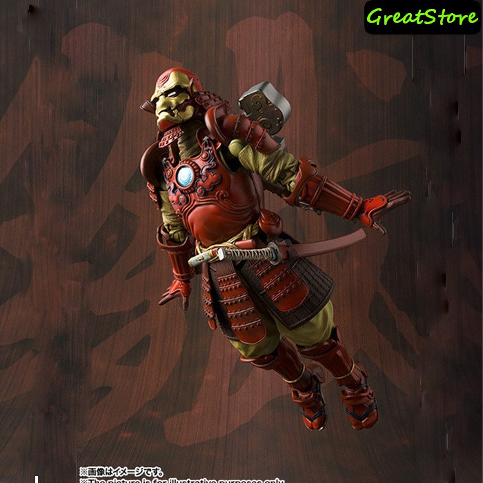 MÔ HÌNH NHÂN VẬT SAMURAI IRON MAN FIGMA CỬ ĐỘNG ĐƯỢC 18cm