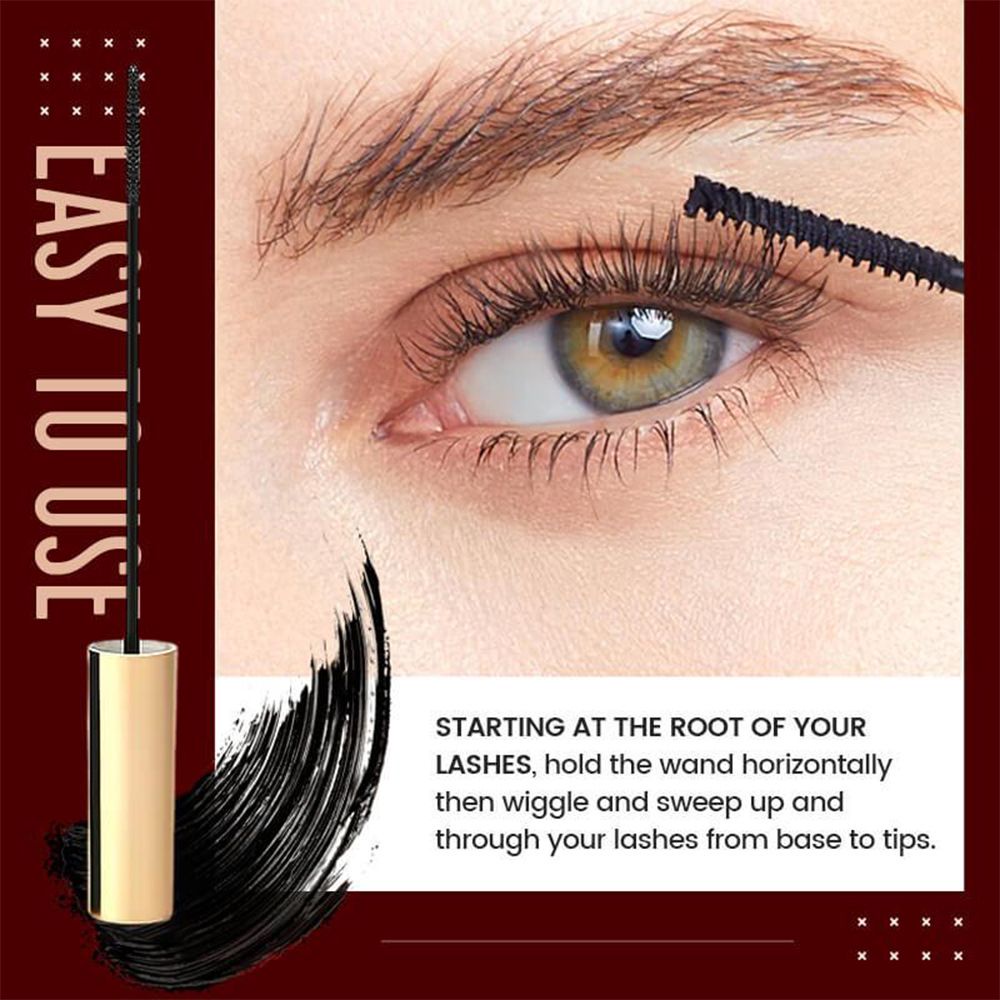 [Hàng mới về] Mascara BORAGE sợi tơ chống thấm nước chuốt mi cong dài dày thời trang