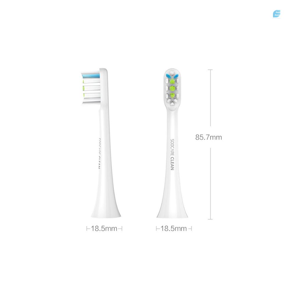 Set 2 Đầu Bàn Chải Đánh Răng Điện Thay Thế 3D Cho Soocas X1 X3 X5