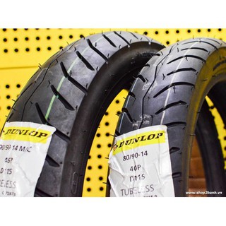 Vỏ xe Dunlop D115 80-90-14TL dùng cho các loại xe tay ga ,dùng bánh xe 14 in