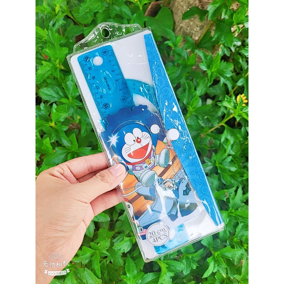 BỘ 4 THƯỚC DẺO HOẠT HÌNH CHO HỌC SINH