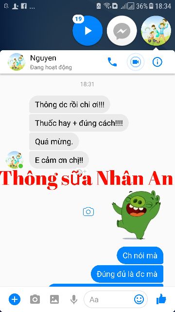 Thuốc thông tắc tia sữa Nhân An