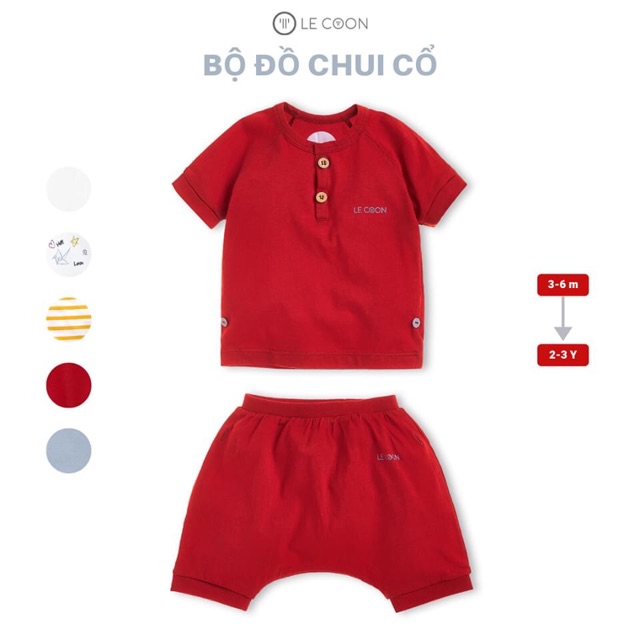 LE COON | Bộ Đồ Chui Cổ 3 tháng-3 tuổi [ babyboo]