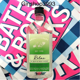 Sữa tắm aroma relax 295ml bath body works mỹ