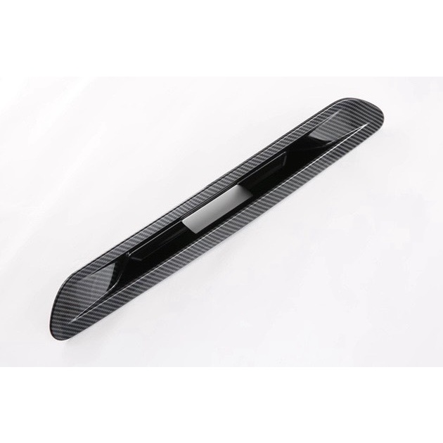 Ốp tay mở cốp sau carbon xe Kia Carnival 2021- 2022 vân cacbon cao cấp