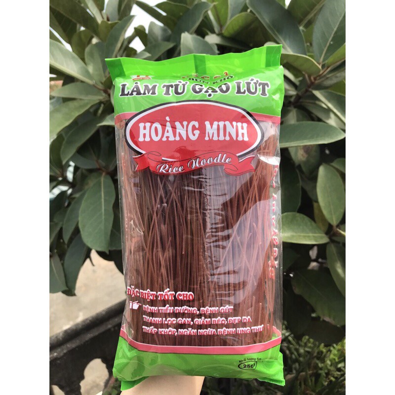 Mì bún phở gạo lứt đen đặc sản Hoàng Minh siêu rẻ (500g)